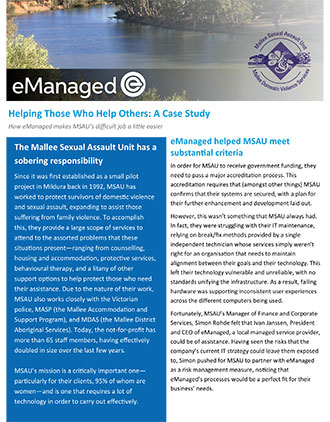 MSAU Case Study